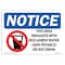 Signmission OSHA Sign, 7" H, Rigid Plastic, This Area Irrigated With Reclaimed Sign With Symbol, Landscape OS-NS-P-710-L-18587 - alternate 1